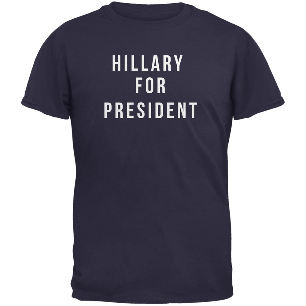 Election 2016 - Hillary for President Navy Adult T-Shirt Men's T-Shirts Old Glory 2XL Blue 