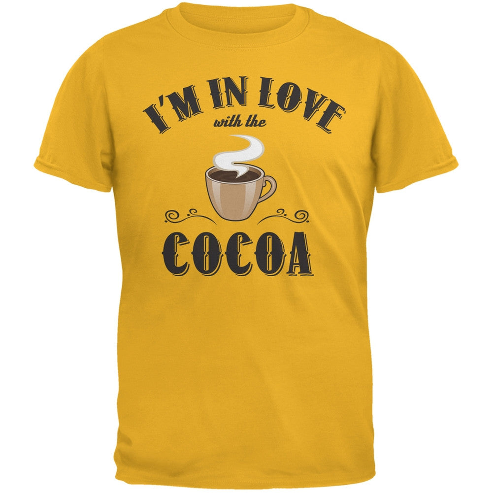 In Love With The Cocoa Gold Adult T-Shirt Men's T-Shirts Old Glory 2XL Yellow 