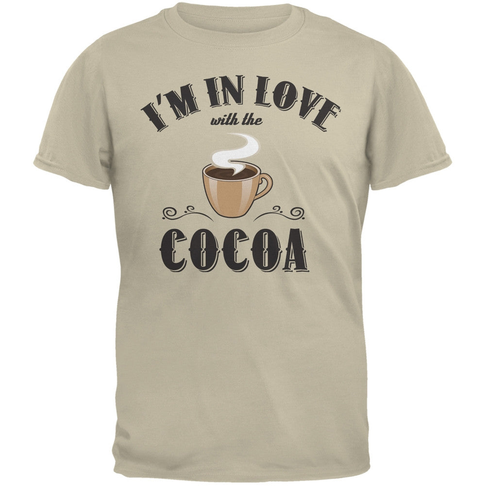 In Love With The Cocoa Sand Adult T-Shirt Men's T-Shirts Old Glory 2XL Beige 