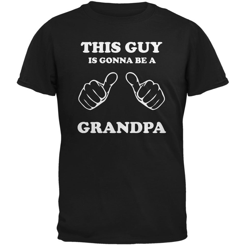 This Guy Gonna be Grandpa Black Adult T-Shirt Men's T-Shirts Old Glory 2XL Black 