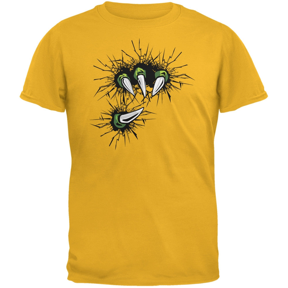 Dinosaur Claw Gold Youth T-Shirt Youth T-Shirts Old Glory LG Yellow 