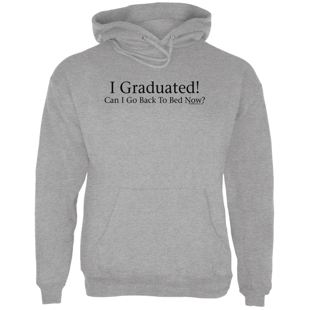 I Graduated! Sport Grey Adult Hoodie Men's Hoodies Prom & Graduation 2XL Grey 