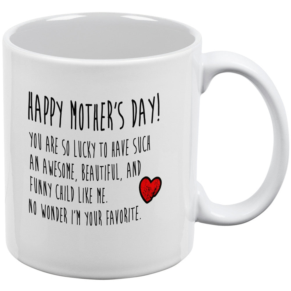 Mother's Day - Happy Mother's Day White All Over Coffee Mug – Old Glory