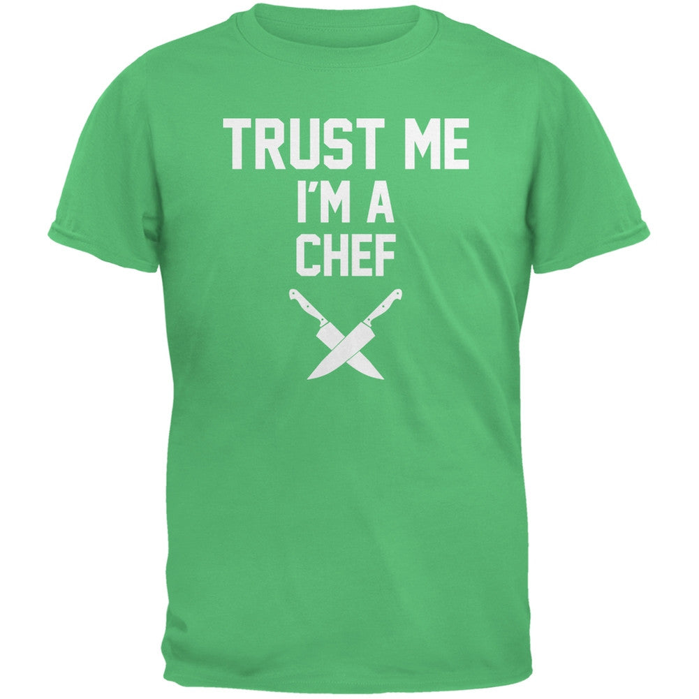 Trust Me Im A Chef Irish Green Adult T-Shirt Men's T-Shirts Old Glory 2XL Green 