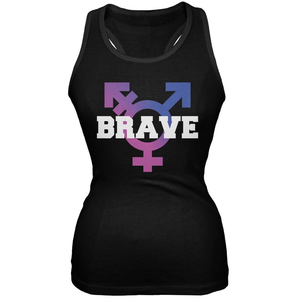 Brave Transgender Caitlyn Jenner Black Juniors Soft Tank Top Juniors Tank Tops Old Glory 2XL Black 