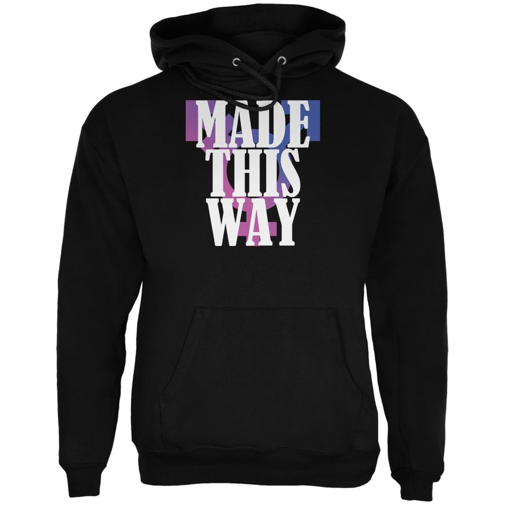 Made This Way Caitlyn Jenner Transgender Black Adult Hoodie Men's Hoodies Old Glory 2XL Black 