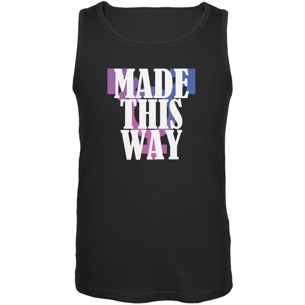 Made This Way Caitlyn Jenner Transgender Black Adult Tank Top Men's Tank Tops Old Glory 2XL Black 