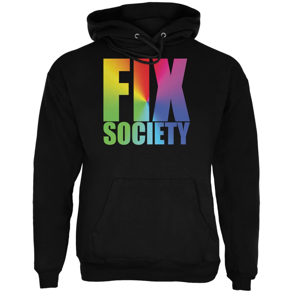 Fix Society Caitlyn Jenner LGBTAdult Black Hoodie Men's Hoodies Old Glory SM  