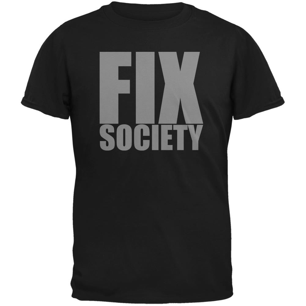 Please Fix Society Caitlyn Jenner Black Adult T-Shirt Men's T-Shirts Old Glory 2XL Black 