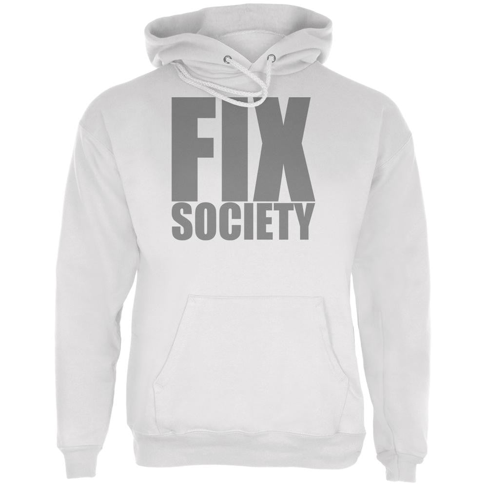 Please Fix Society Caitlyn Jenner White Adult Hoodie Men's Hoodies Old Glory LG White 