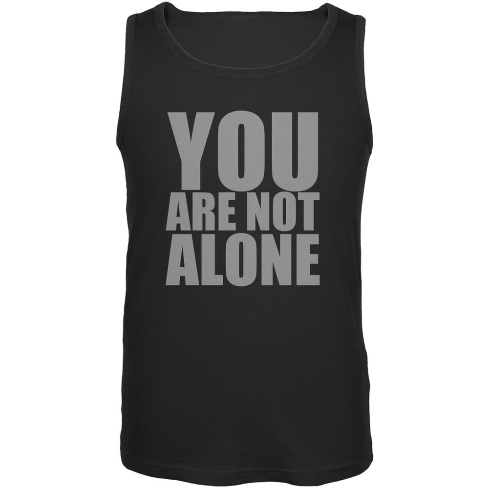 You Are Not Alone Caitlyn Jenner Black Adult Tank Top Men's Tank Tops Old Glory 2XL Black 