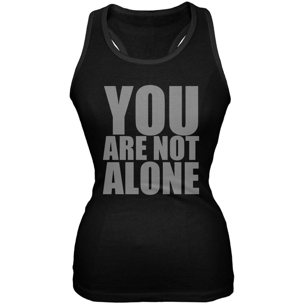 You Are Not Alone Caitlyn Jenner Black Juniors Soft Tank Top Juniors Tank Tops Old Glory 2XL Black 