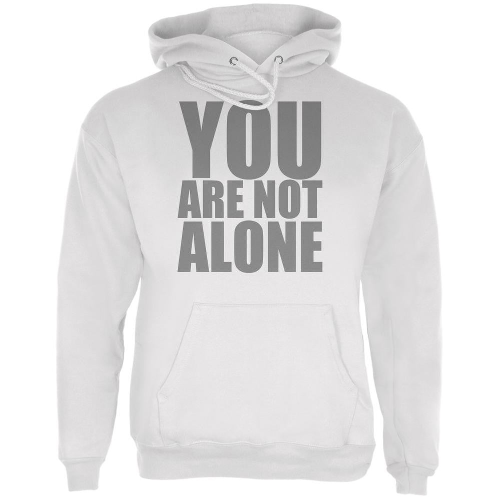 You Are Not Alone Caitlyn Jenner White Adult Hoodie Men's Hoodies Old Glory LG White 