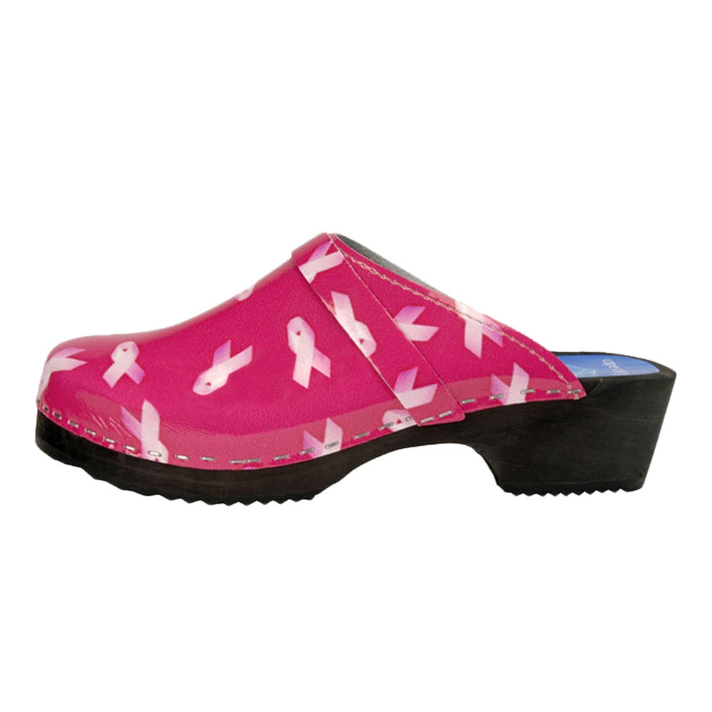 Torpatoffeln Swedish Pink Ribbon Awareness Clogs Clogs Torpatoffeln   