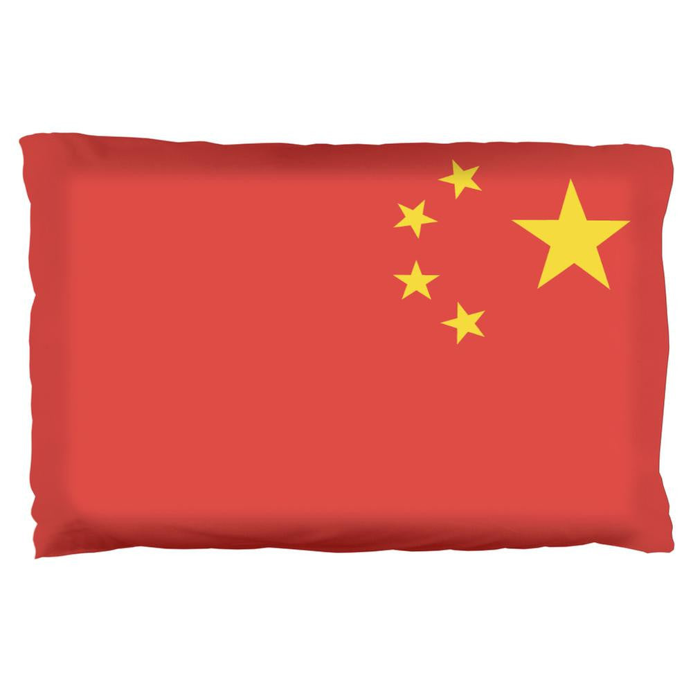 China Flag Pillow Case Pillowcases Old Glory OS Multicoloured 