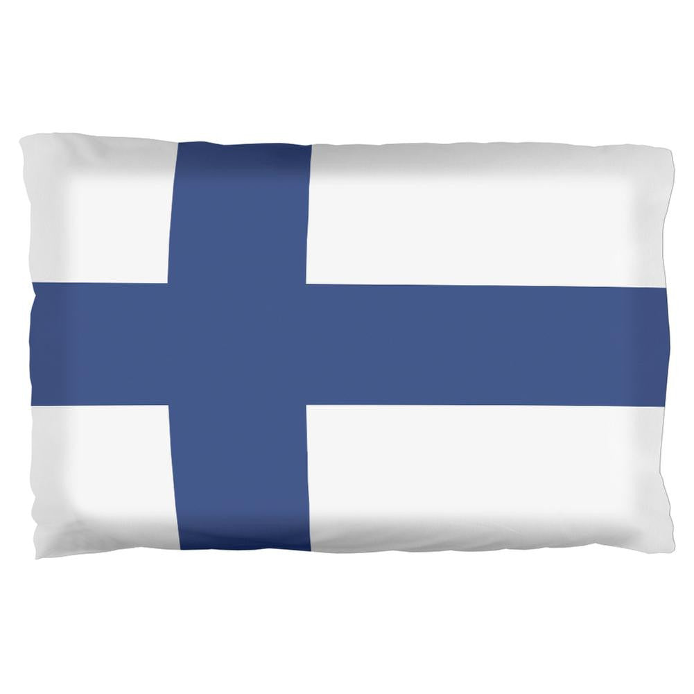 Finland Flag Pillow Case Pillowcases Old Glory OS Multicoloured 