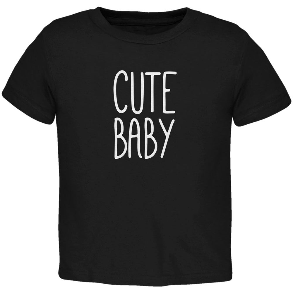 Mother's Day Cute Baby Black Toddler T-Shirt Toddler T-Shirts Old Glory   