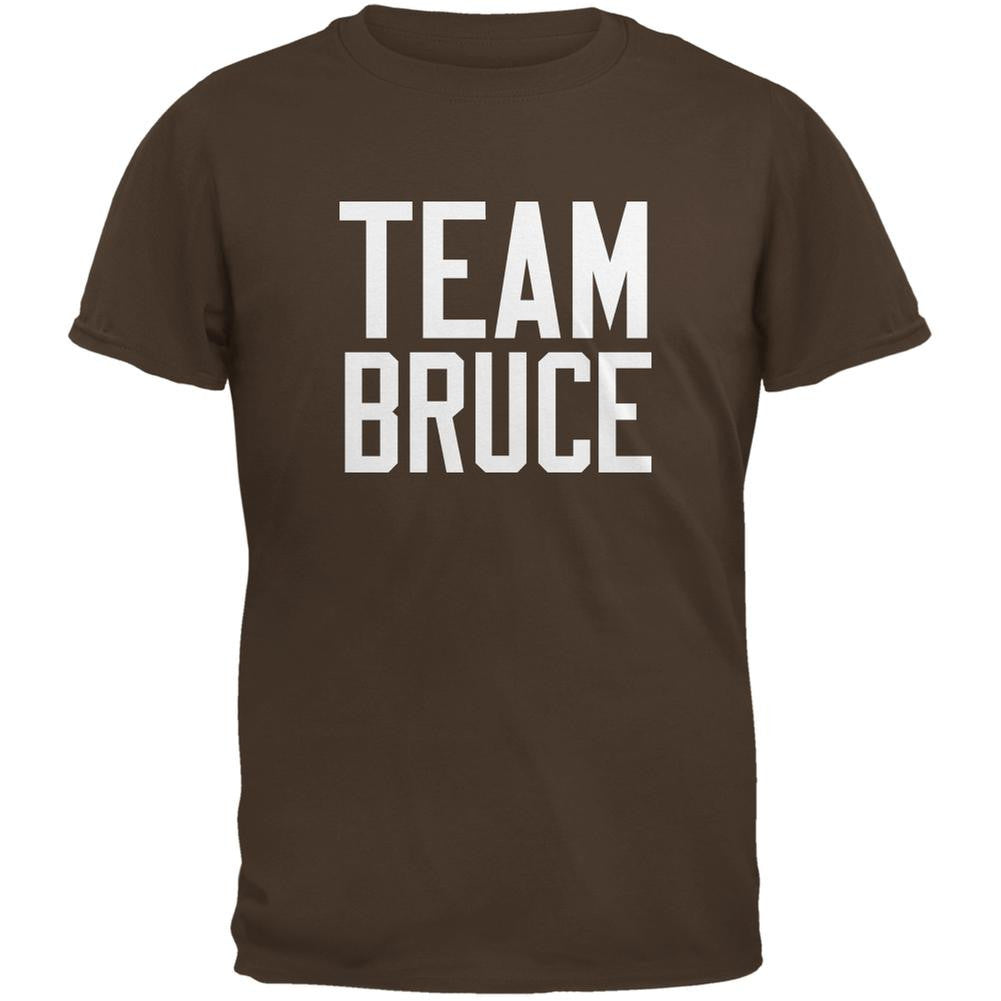 Team Bruce Brown Adult T-Shirt Men's T-Shirts Old Glory 2XL Brown 