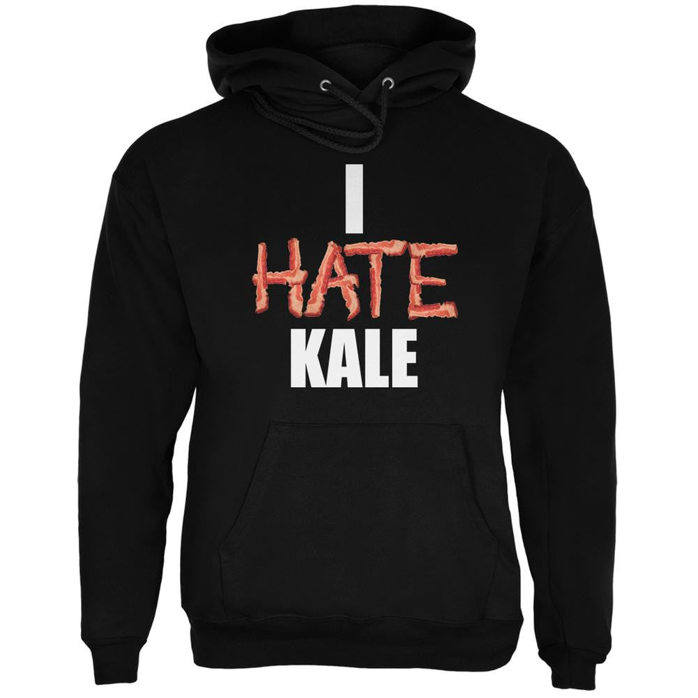 I Hate Kale Black Adult Hoodie Men's Hoodies Old Glory 2XL Black 