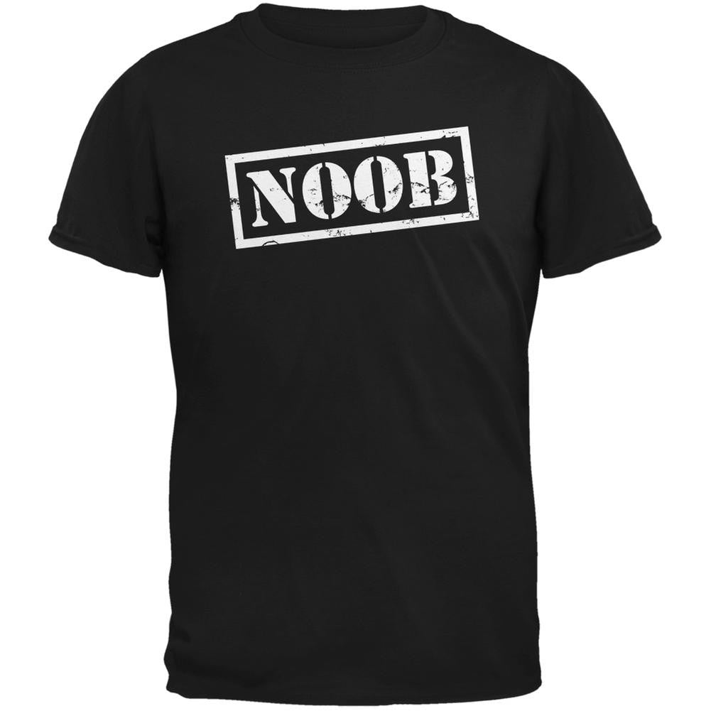 Noob Black Adult T-Shirt Men's T-Shirts Old Glory 2XL Black 