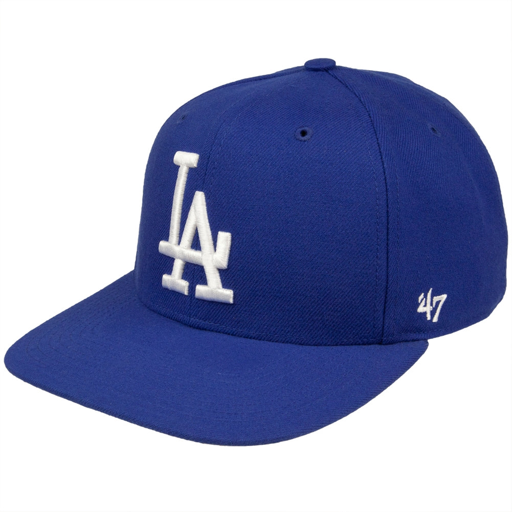 Los Angelas Dodgers - Sure Shot Two Tone Snapback Cap Adjustable Baseball Caps Old Glory OS Blue 