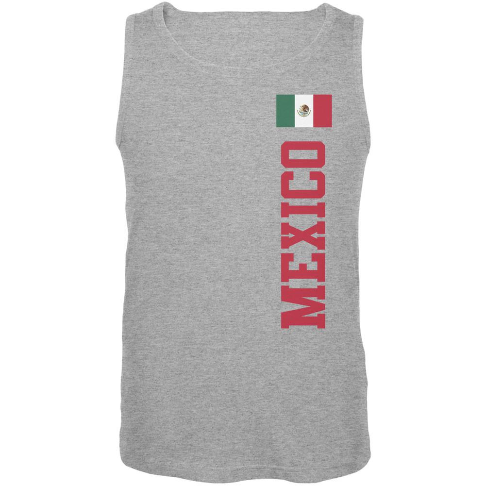 World Cup Mexico Heather Grey Adult Tank Top Men's Tank Tops FIFA 2XL Grey 