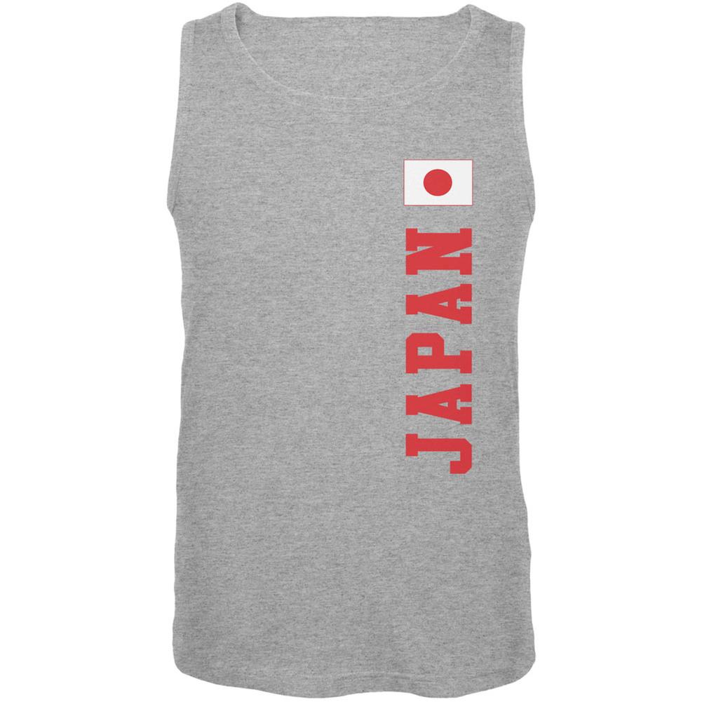 World Cup Japan Heather Grey Adult Tank Top Men's Tank Tops FIFA 2XL Grey 