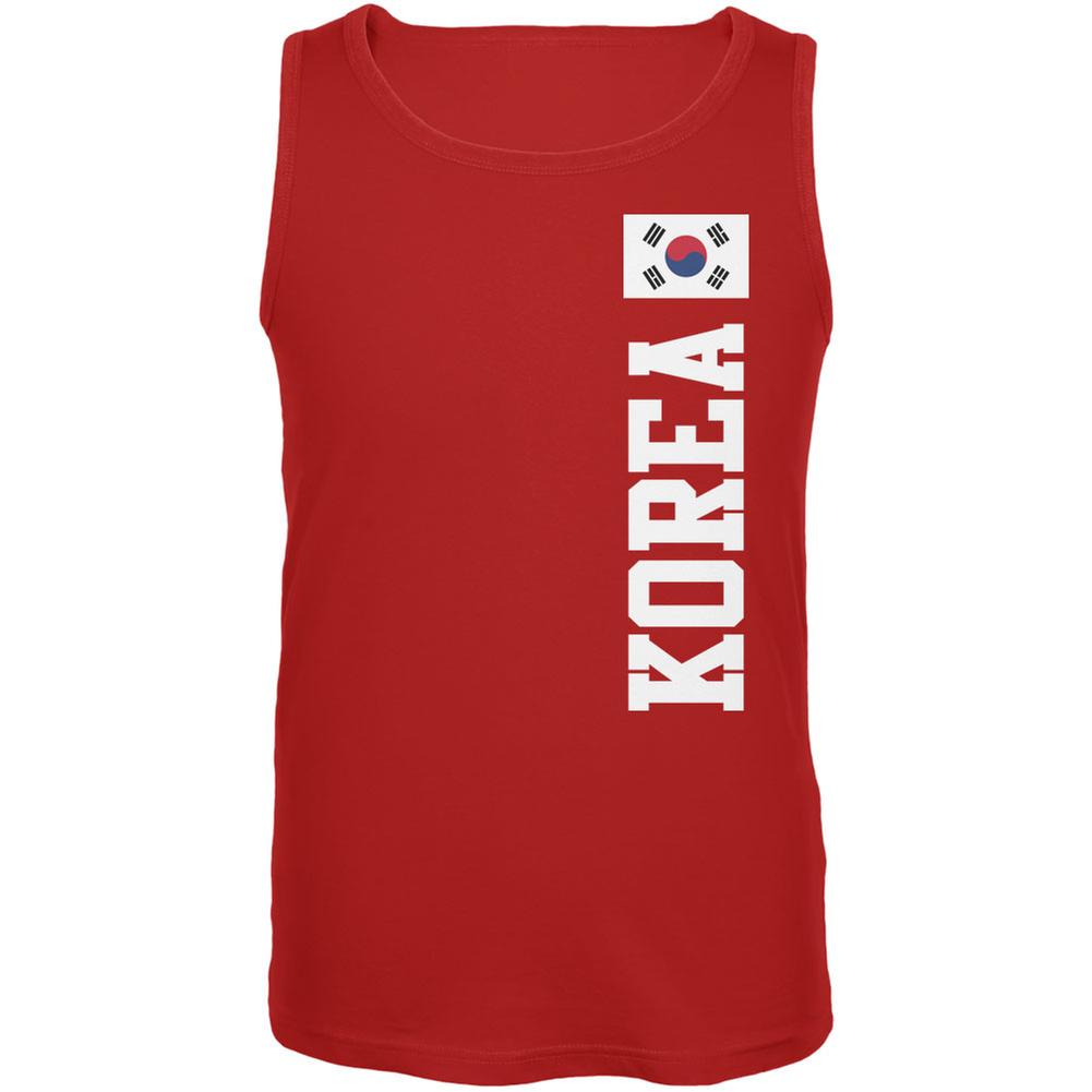 World Cup Korea Red Adult Tank Top Men's Tank Tops FIFA 2XL Red 