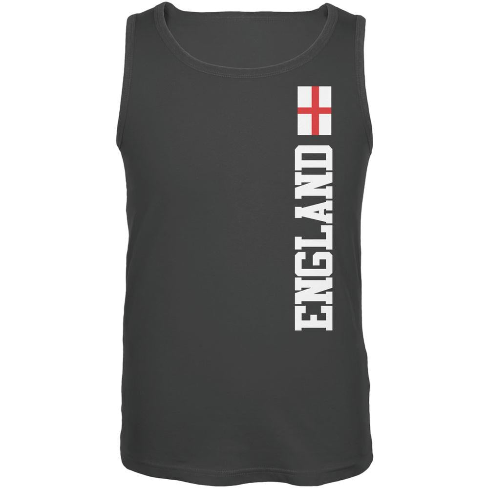 World Cup England Charcoal Adult Tank Top Men's Tank Tops FIFA 2XL Grey 