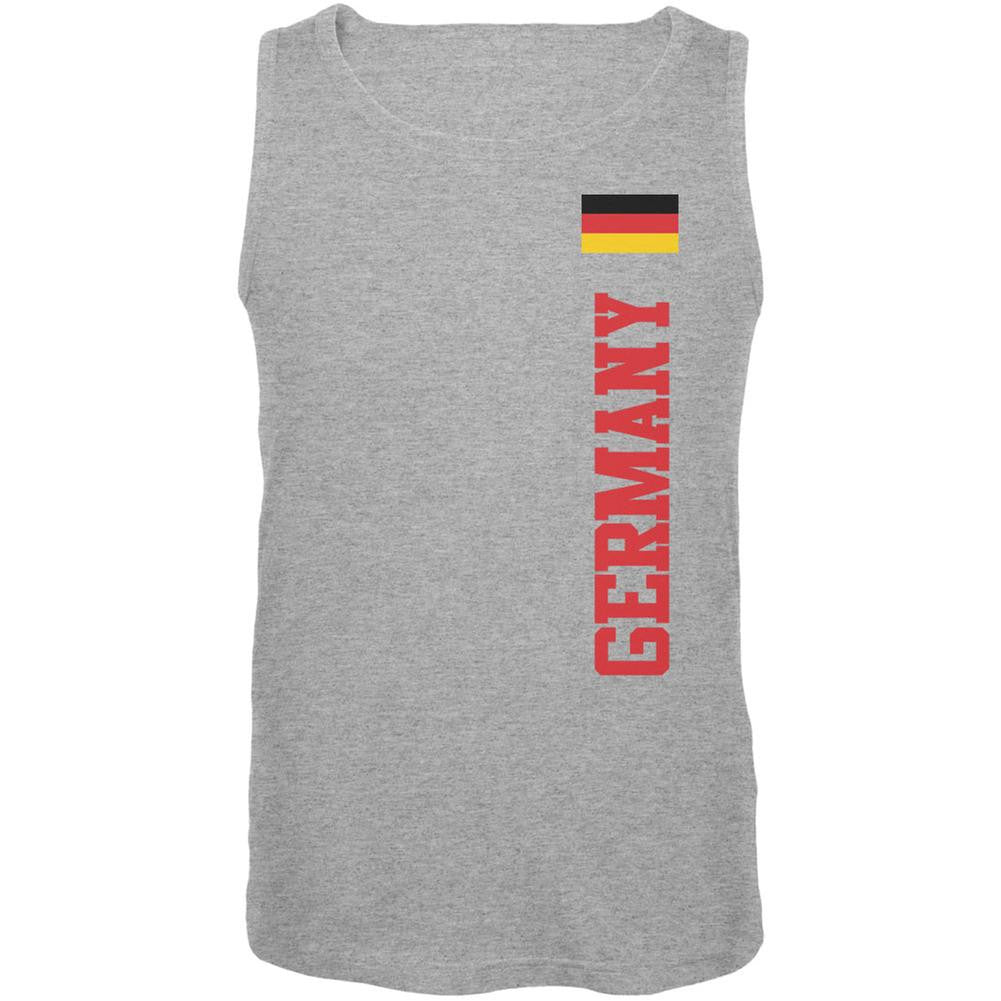 World Cup Germany Heather Grey Adult Tank Top Men's Tank Tops FIFA 2XL Grey 