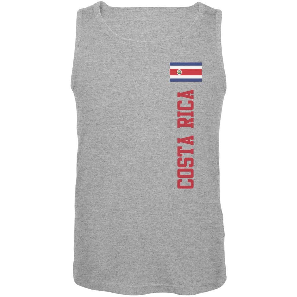 World Cup Costa Rica Heather Grey Adult Tank Top Men's Tank Tops FIFA 2XL Grey 