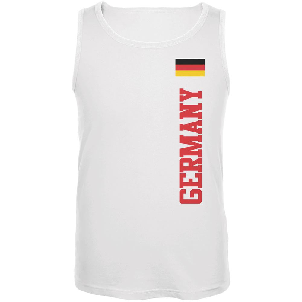 World Cup Germany White Adult Tank Top Men's Tank Tops Old Glory 2XL White 