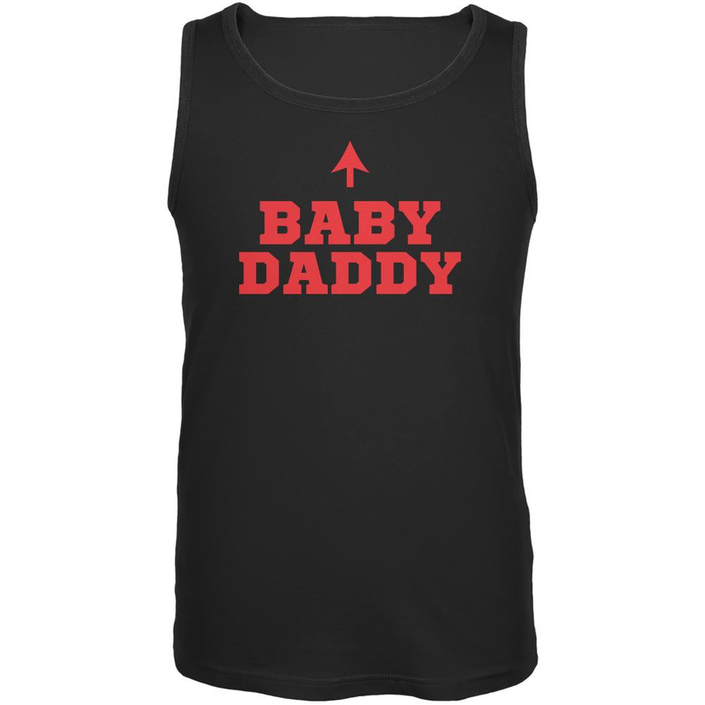 Fathers Day - Baby Daddy Black Adult Tank Top Men's Tank Tops Old Glory 2XL Black 