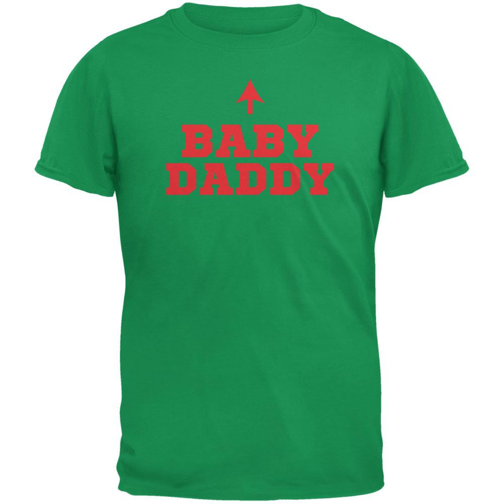 Fathers Day - Baby Daddy Irish Green Adult T-Shirt Men's T-Shirts Old Glory 2XL Green 