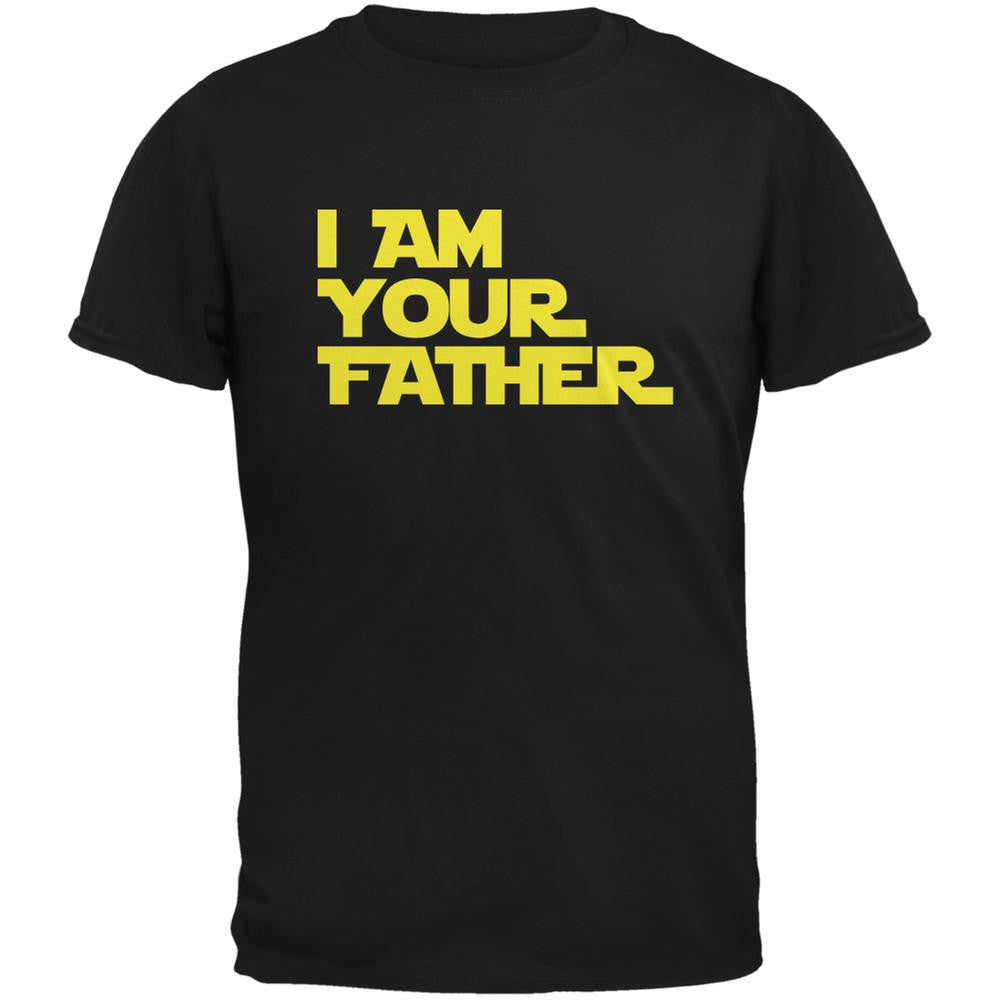 Fathers Day - I Am Your Father Black Adult T-Shirt Men's T-Shirts Old Glory SM Black 