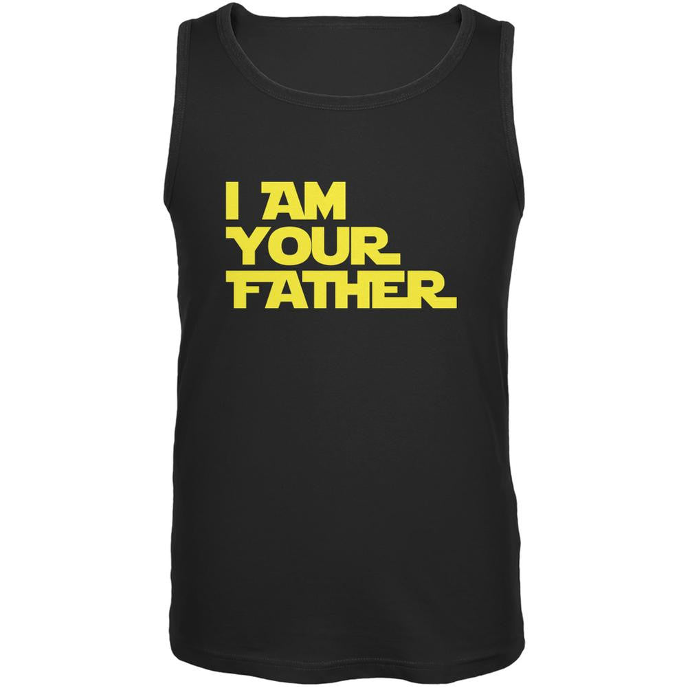 Fathers Day - I Am Your Father Black Adult Tank Top Men's Tank Tops Old Glory SM Black 