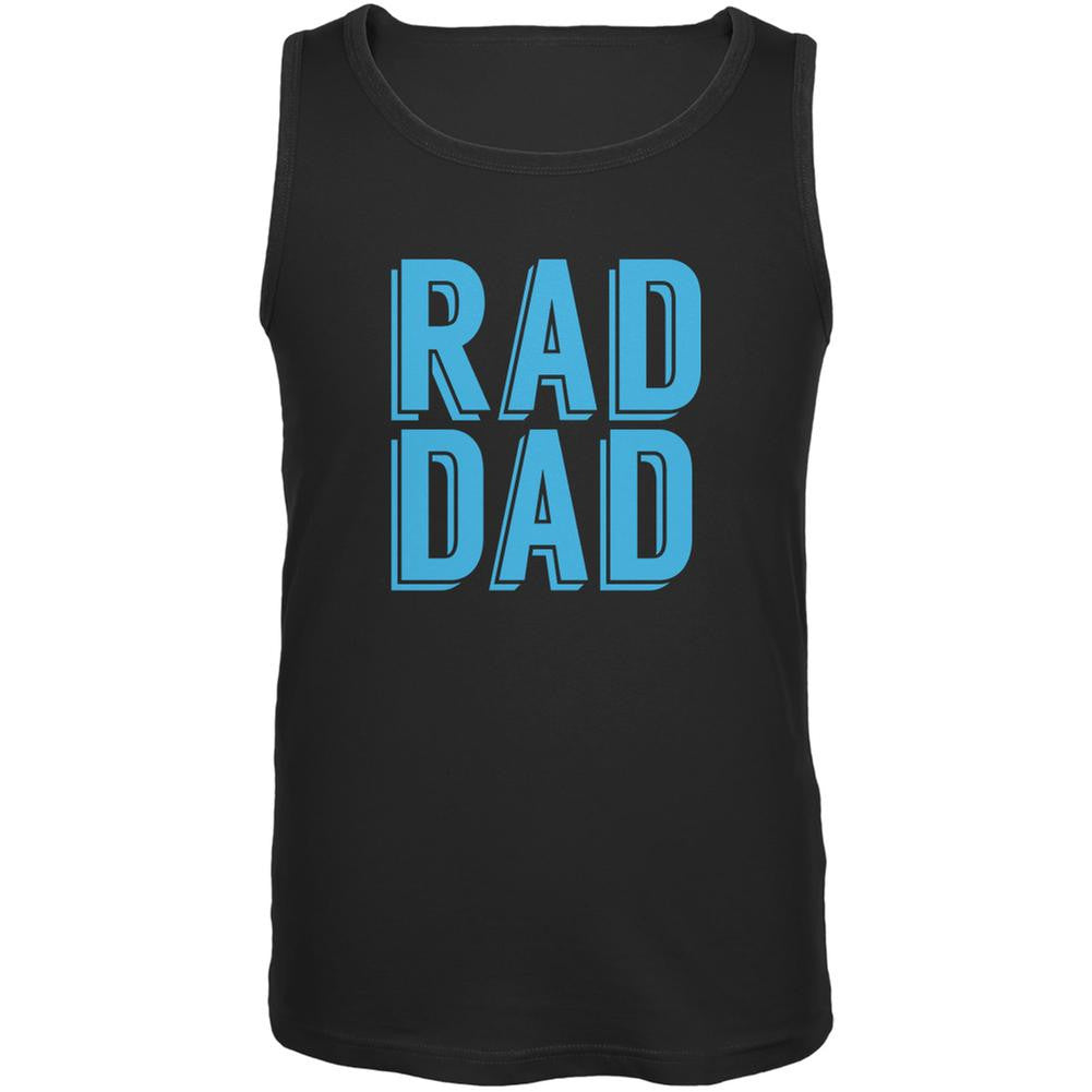 Fathers Day - Rad Dad Black Adult Tank Top Men's Tank Tops Old Glory 2XL Black 