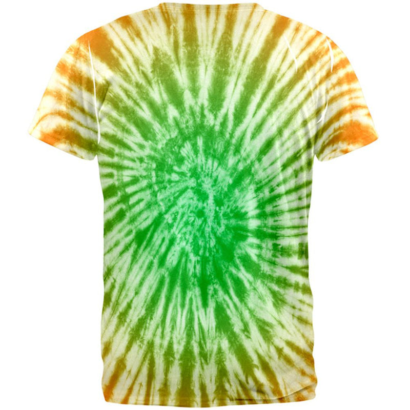 Irish Tie Dye All Over Adult T-Shirt Men's T-Shirts Old Glory   