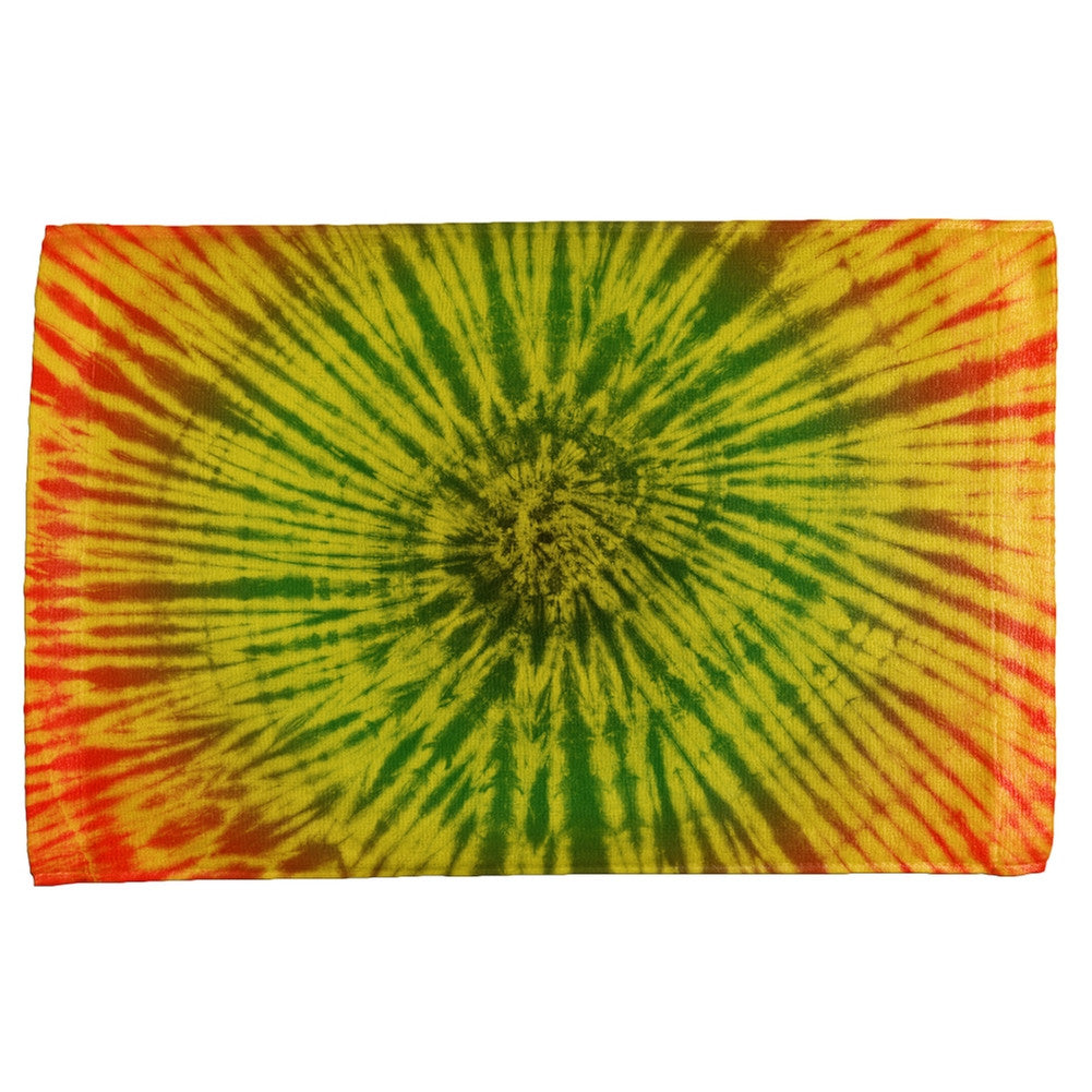 Rasta Tie Dye All Over Sport Towel Sports Towels Old Glory   