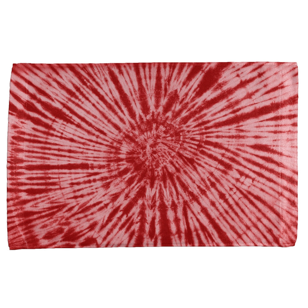 Red Tie Dye All Over Sport Towel Sports Towels Old Glory   