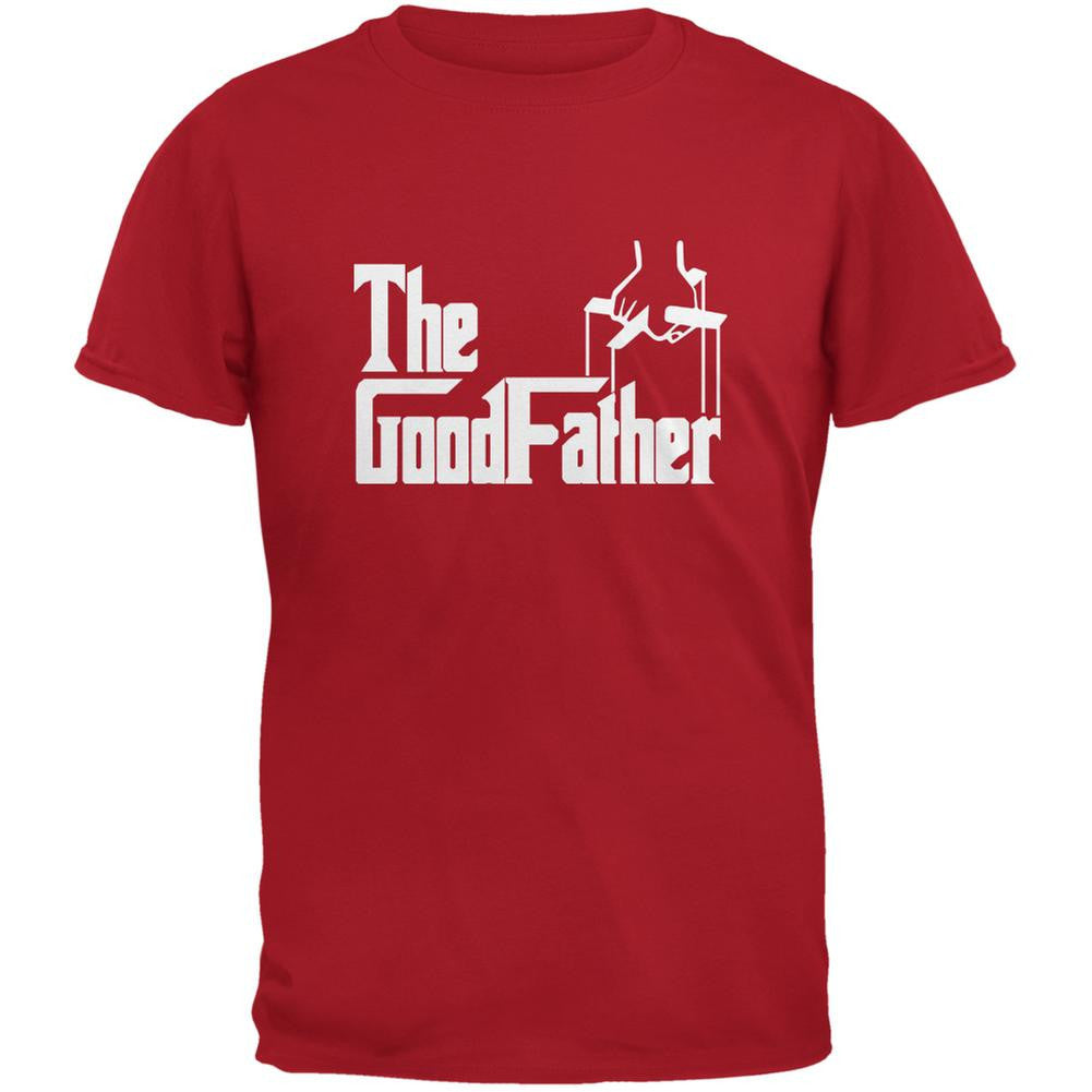 Father's Day The GoodFather Red Adult T-Shirt Men's T-Shirts Old Glory 2XL Red 