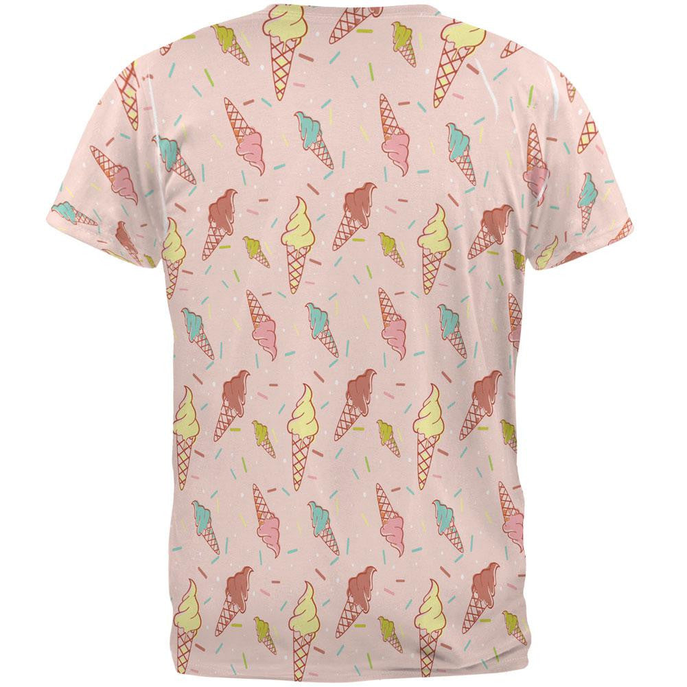 Ice Cream Cones All Over Adult T-Shirt Men's T-Shirts Old Glory   