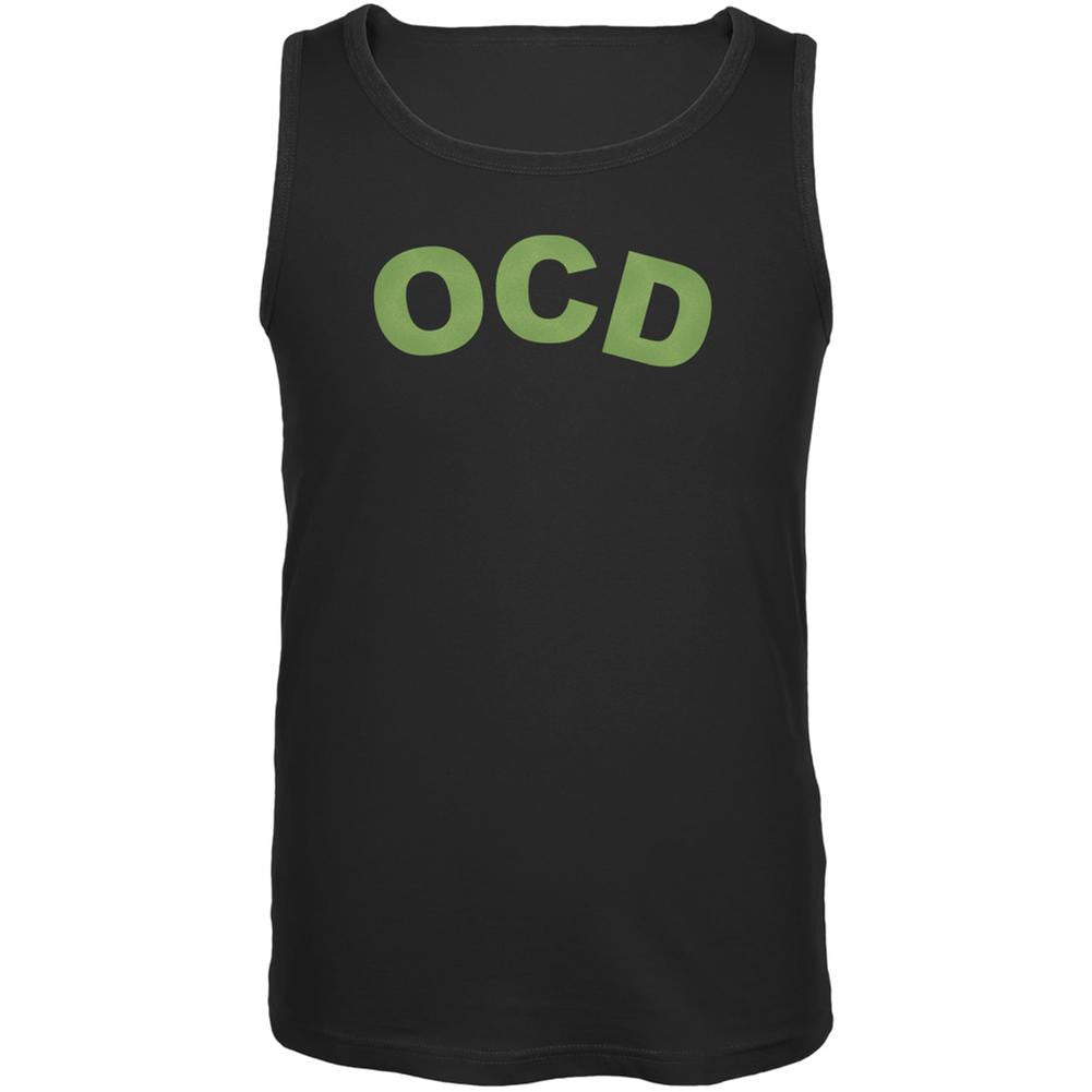 OCD Funny Black Adult Tank Top Men's Tank Tops Old Glory 2XL Black 