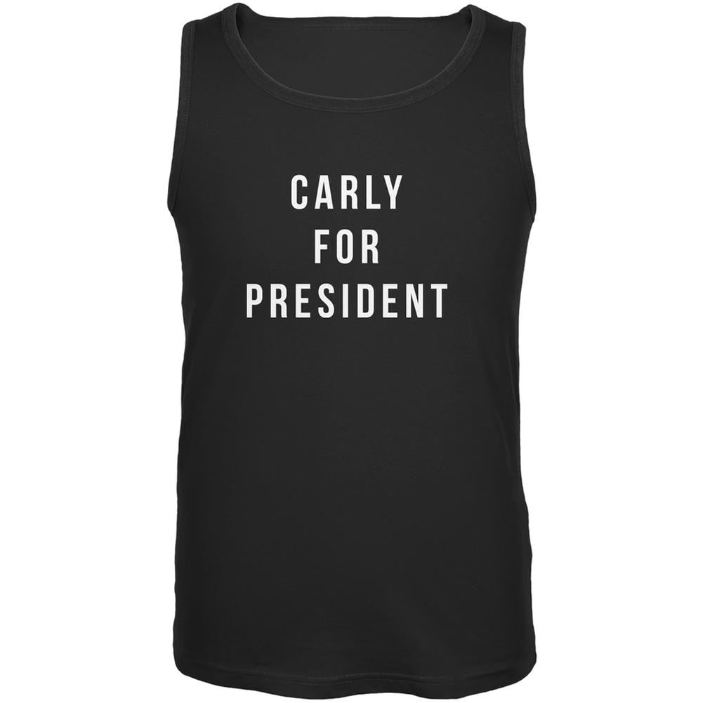 Election 2016 Carly Fiorina For President Black Adult Tank Top Men's Tank Tops Old Glory 2XL Black 