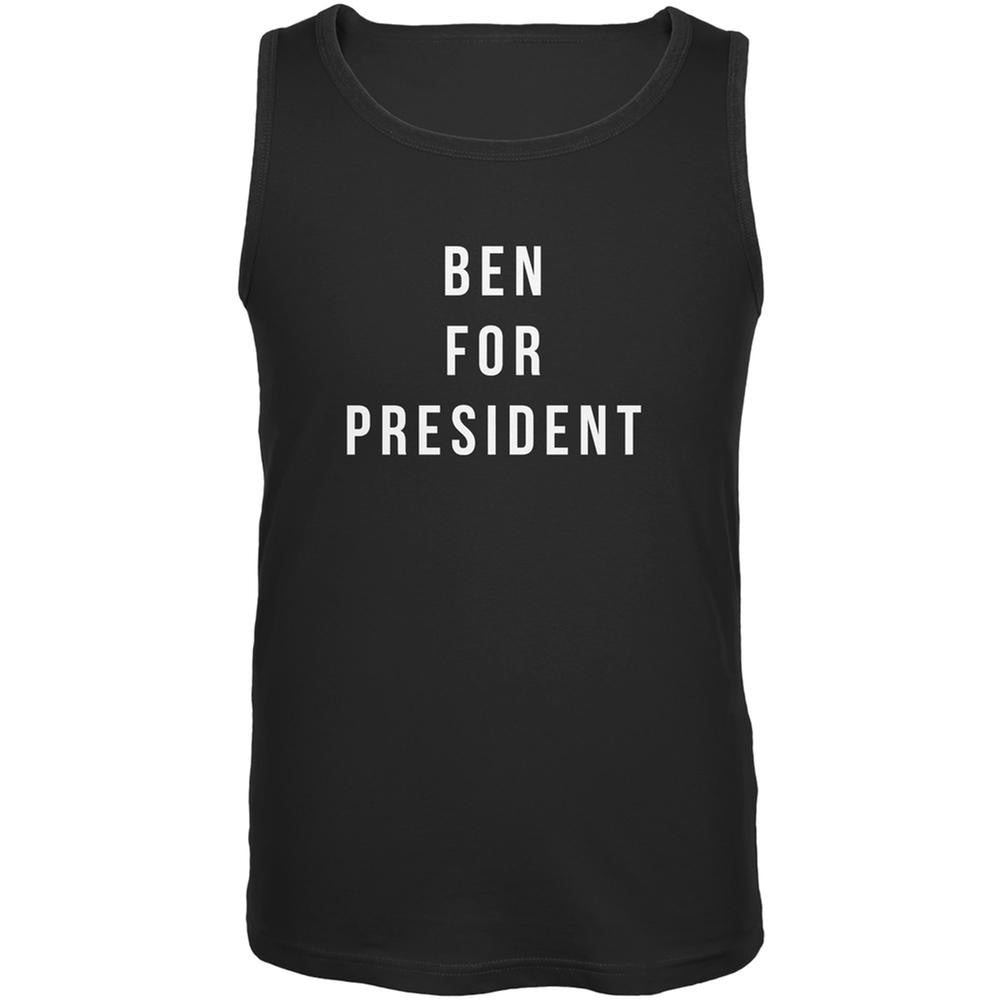 Election 2016 Ben For President Black Adult Tank Top Men's Tank Tops Old Glory 2XL Black 