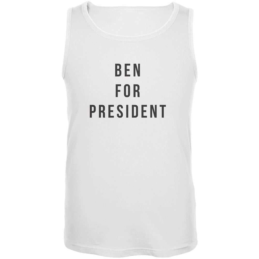 Election 2016 Ben For President White Adult Tank Top Men's Tank Tops Old Glory 2XL White 