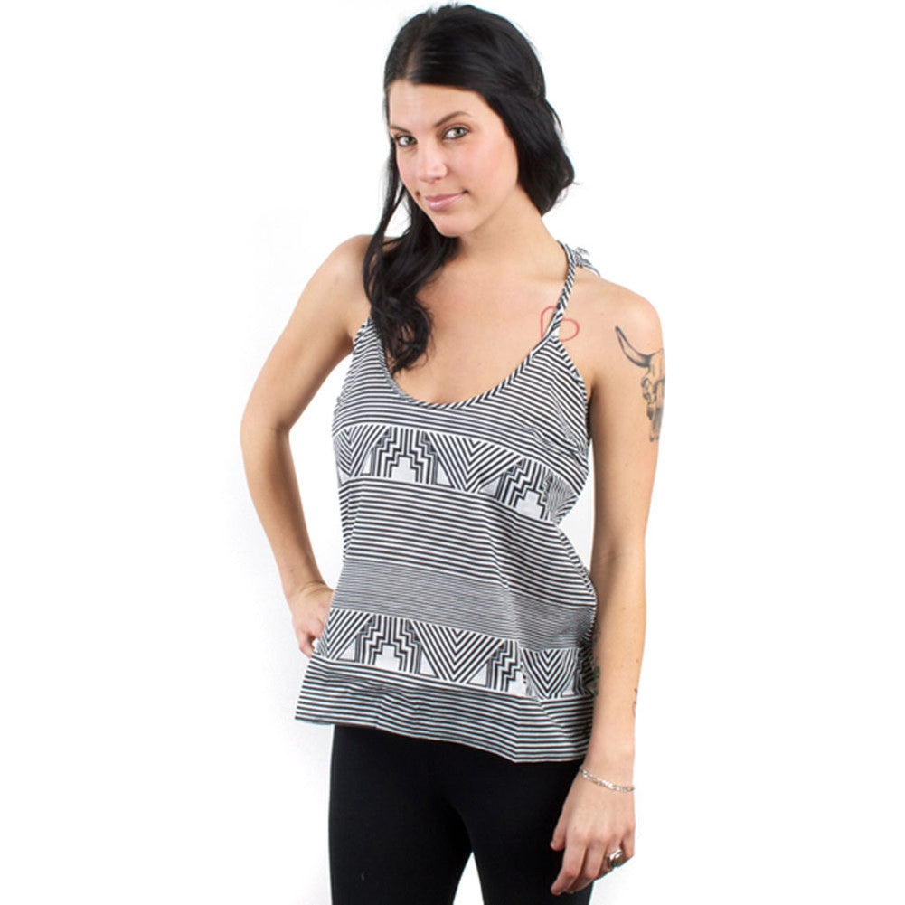 Volcom - Strybal Black Juniors Cami Tank Top Juniors Tank Tops Volcom   