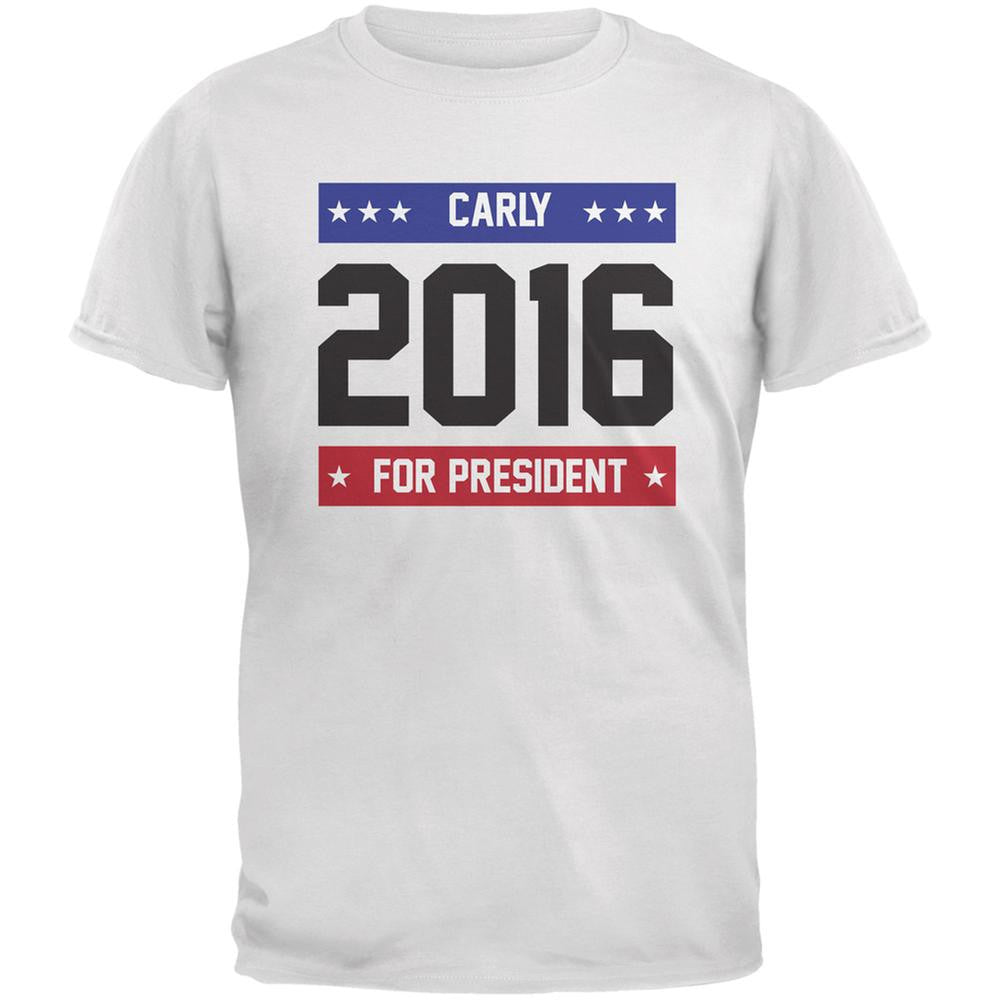 Election 2016 Carly for President 2016 White Adult T-Shirt Men's T-Shirts Old Glory 2XL White 