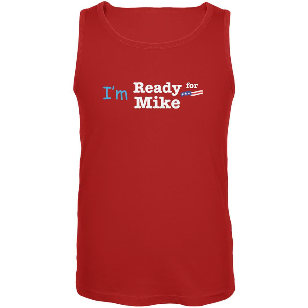 Election 2016 I'm Ready For Mike Huckabee Red Adult Tank Top Men's Tank Tops Old Glory 2XL Red 