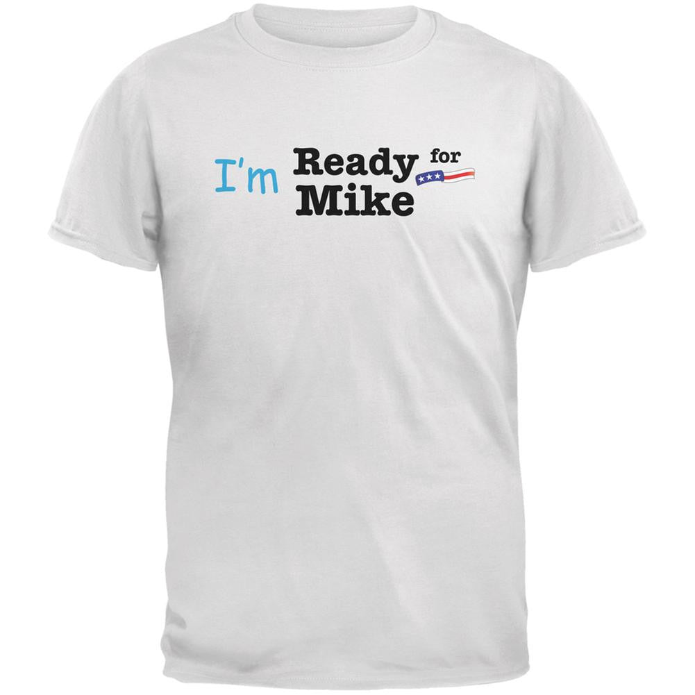 Election 2016 I'm Ready For Mike Huckabee White Adult T-Shirt Men's T-Shirts Old Glory 2XL White 